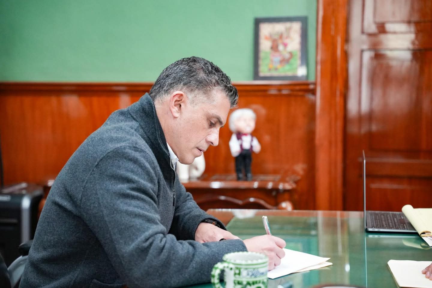 Alfonso Sánchez García sostiene reunión de trabajo con director de Biodiversidad de la SMA